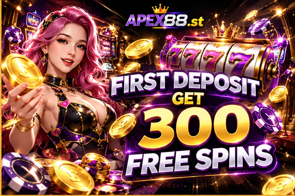 APEX88 first deposit get 300 free spins